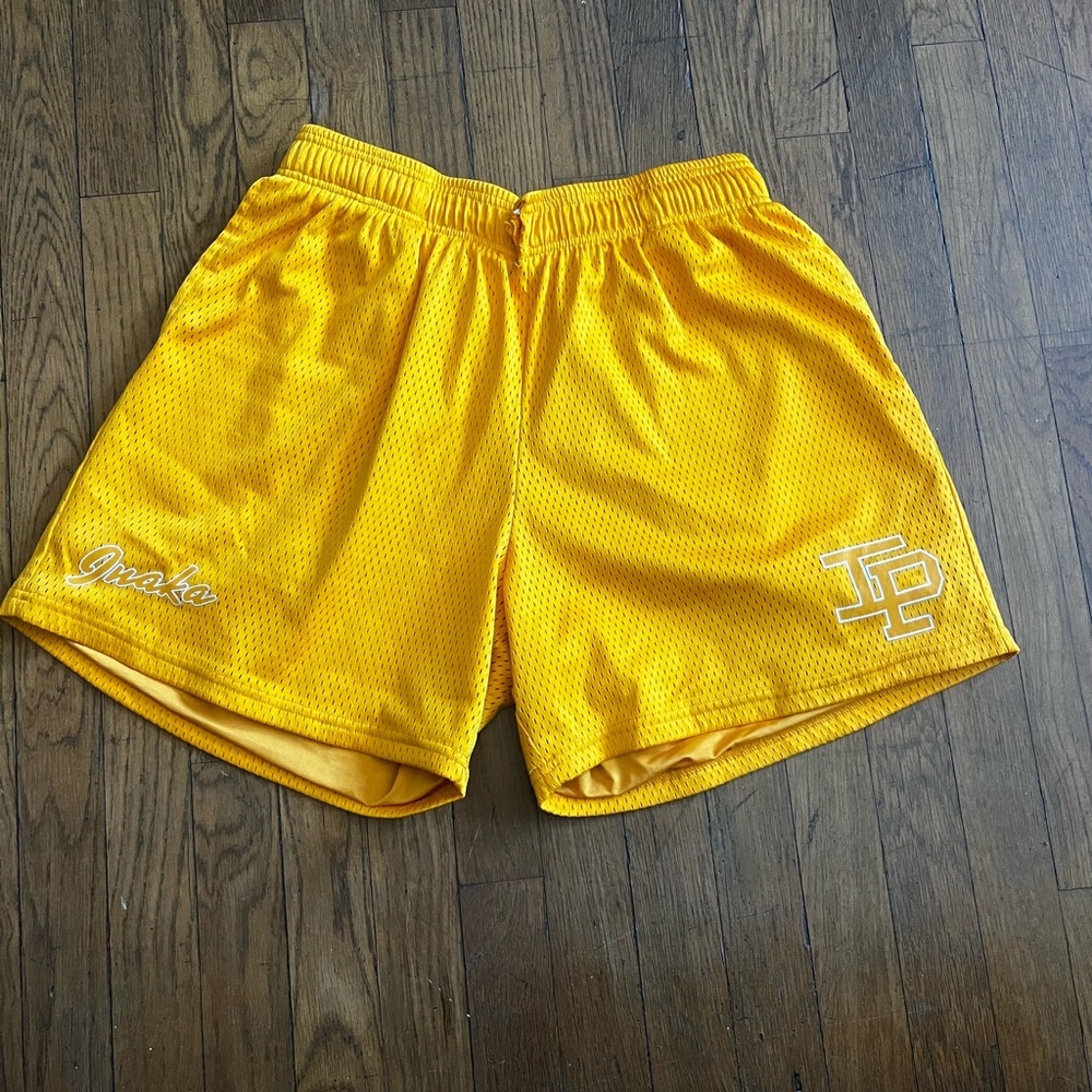 Inaka Power Bright Yellow Athletic Shorts